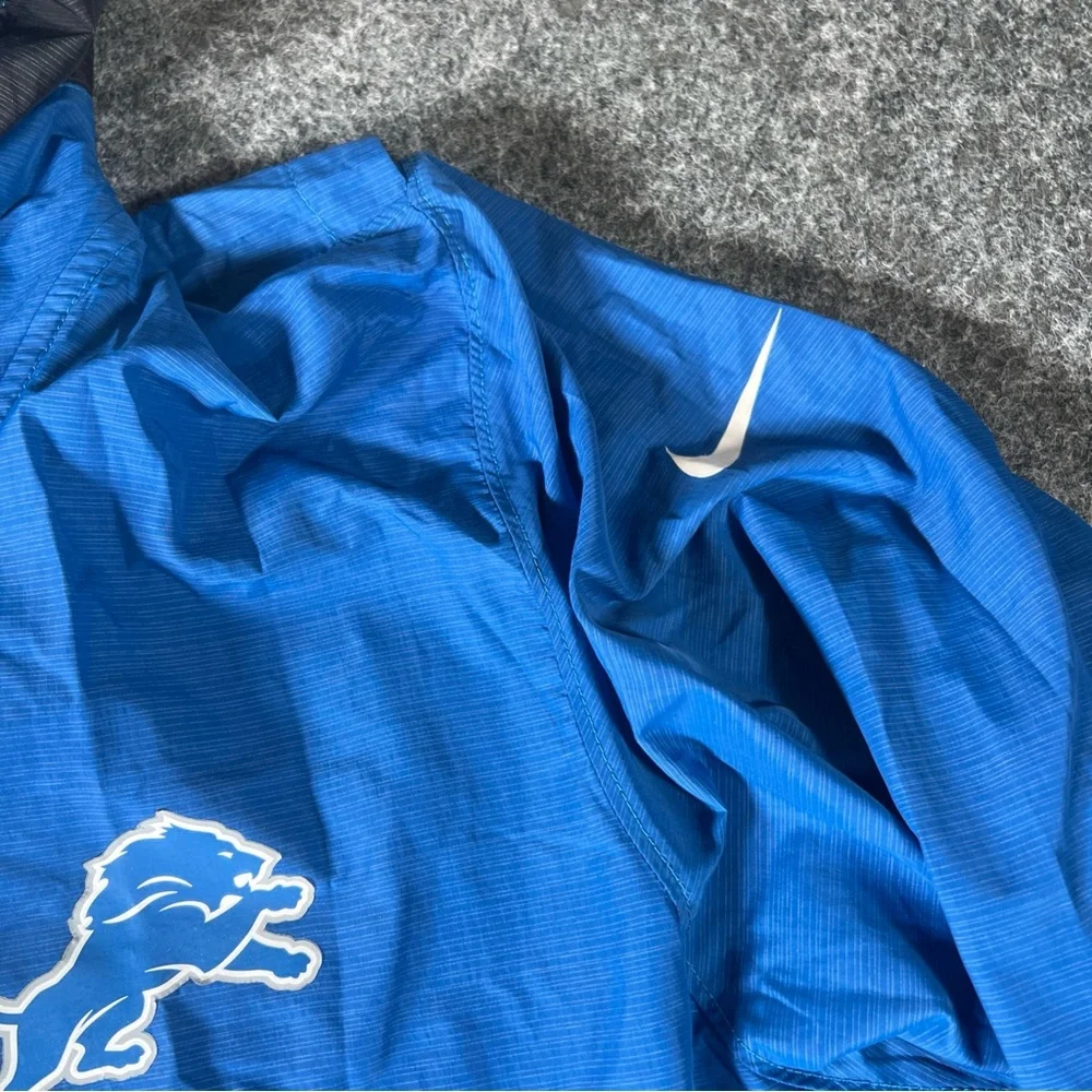 Nike Detroit Lions Jacket Hoodie Mens‎ XXL Nike Coach Issue On Field Full Zip